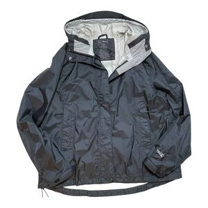 L.L. Bean Women’s Rain Jacket Black Size L Petite